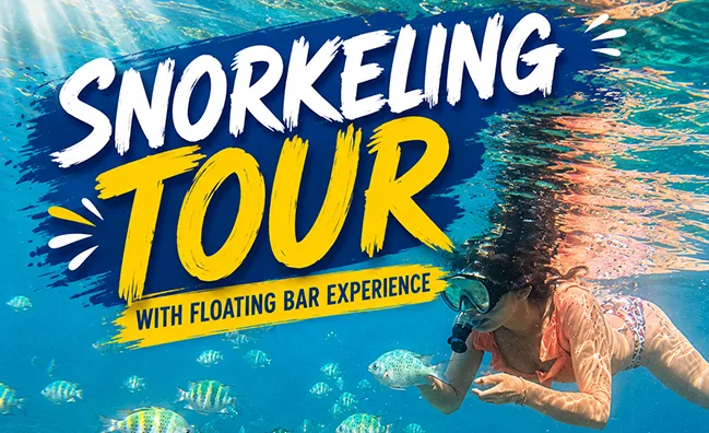 Snorkeling Tour with Floating Bar Experience